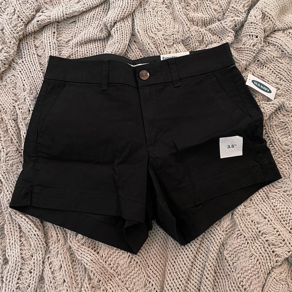 💚 NWT! Old Navy Size 0 Black Shorts